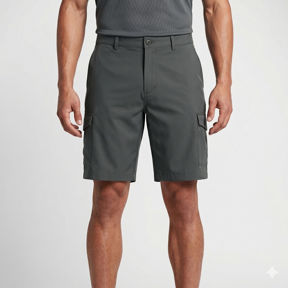 Nike Golf Dri-FIT Standard Fit Cargo Shorts Men's 40 Black Performance EUC‎
